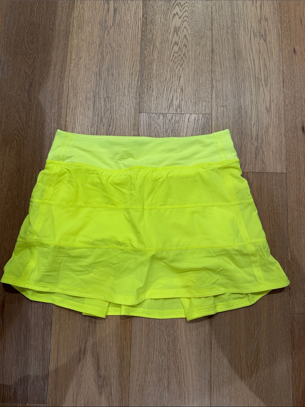 lululemon athletica Neon Yellow Pace Rival Mid-Rise Athletic Skort